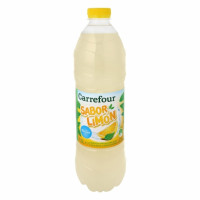Refresco de limón Carrefour sin gas botella 1,5 l.