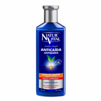 Champú anticaída para cabellos grasos NaturVital 300 ml.