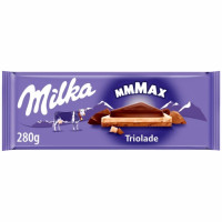 Chocolate con leche triolade Milka 280 g.