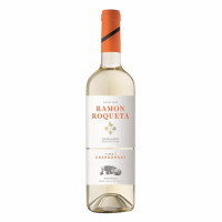 Vino blanco joven chardonnay Ramón Roqueta D.O. Cataluña 75 cl.