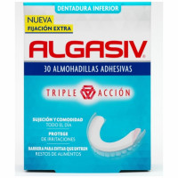 Almohadillas adhesivas para dentadura inferior Algasiv 30 ud.
