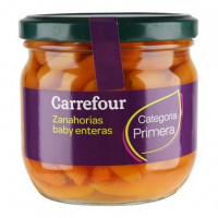 Zanahorias baby enteras Classic Carrefour 215 g.