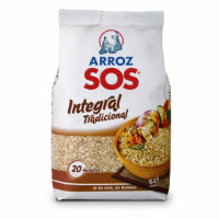 Arroz integral SOS 1 kg. Arroz integral SOS 1 kg.