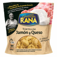 Tortellini de jamón y queso Rana 250 g.