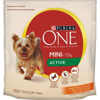 PURINA ONE Mini Active pienso para perros adultos tamaño mini con pollo y arroz bolsa 1,5 kg PURINA ONE Mini Active pienso para perros adultos tamaño mini con pollo y arroz bolsa 1,5 kg