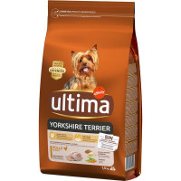 ULTIMA Yorkshire Terrier pienso para perros con pollo bolsa 1,5 kg ULTIMA Yorkshire Terrier pienso para perros con pollo bolsa 1,5 kg