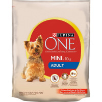 PURINA ONE Mini Adult pienso para perros adultos tamaño mini con buey y arroz envase 800 g PURINA ONE Mini Adult pienso para perros adultos tamaño mini con buey y arroz envase 800 g