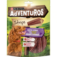 ADVENTUROS Strips snacks para perros sabor a venado envase 90 g ADVENTUROS Strips snacks para perros sabor a venado envase 90 g
