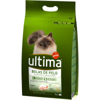 ULTIMA Bolas de Pelo pienso para gatos adultos con pavo bolsa 3 kg ULTIMA Bolas de Pelo pienso para gatos adultos con pavo bolsa 3 kg