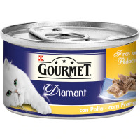 GOURMET Diamant comida húmeda para gatos en finas lonchas de pollo lata 85 g GOURMET Diamant comida húmeda para gatos en finas lonchas de pollo lata 85 g
