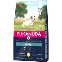 EUKANUBA ADULT SMALL BREED pienso especial para perros adultos 1-7 años de razas pequeñas -10 kg bolsa 3 kg con pollo EUKANUBA ADULT SMALL BREED pienso especial para perros adultos 1-7 años de razas pequeñas -10 kg bolsa 3 kg con pollo