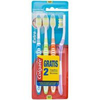 Cepillo dentral Extra Clean COLGATE, pack 4 uds