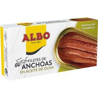 Anchoa en aceite de oliva ALBO, lata 29 g Anchoa en aceite de oliva ALBO, lata 29 g