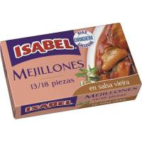 Mejillón en salsa vieira ISABEL, lata 115 g Mejillón en salsa vieira ISABEL, lata 115 g