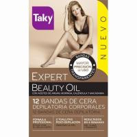 Cera bandas corporales Expert Beauty Oil TAKY, caja 12 unid.