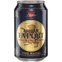Cerveza AMBAR Export, lata 33 cl Cerveza AMBAR Export, lata 33 cl