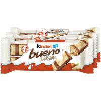 Barrita de chocolate blanco KINDER BUENO, pack 3x39 g Barrita de chocolate blanco KINDER BUENO, pack 3x39 g