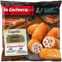 Croquetas artesanas de jamón ibérico LA COCINERA, bolsa 400 g Croquetas artesanas de jamón ibérico LA COCINERA, bolsa 400 g