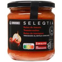 Salsa de tomate Eroski SELEQTIA, frasco 350 g Salsa de tomate Eroski SELEQTIA, frasco 350 g