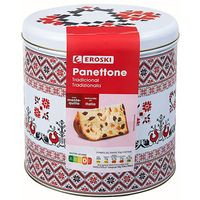 Panettone EROSKI, lata 750 g Panettone EROSKI, lata 750 g