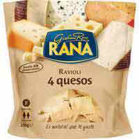 Tortellini 4 quesos RANA, bolsa 250 g