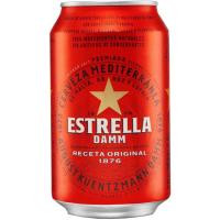 Cerveza ESTRELLA DAMM, lata 33 cl Cerveza ESTRELLA DAMM, lata 33 cl