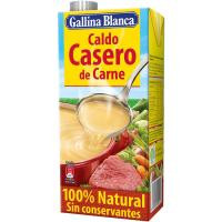 Caldo casero de carne GALLINA BLANCA, brik 1 litro Caldo casero de carne GALLINA BLANCA, brik 1 litro