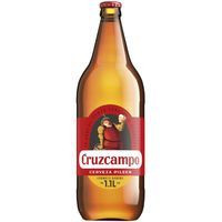 Cerveza CRUZCAMPO, botella 1 litro Cerveza CRUZCAMPO, botella 1 litro