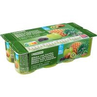 Bífidus 0% con frutas EROSKI, pack 8x125 g Bífidus 0% con frutas EROSKI, pack 8x125 g
