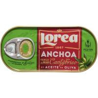Anchoa del Cantábrico en aceita de oliva LOREA, lata 30 g