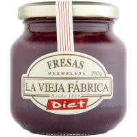 Mermelada de fresa LA VIEJA FABRICA Diet, frasco 280 g
