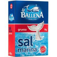 Sal marina gruesa LA BALLENA, paquete 1 kg Sal marina gruesa LA BALLENA, paquete 1 kg