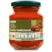 Tomate frito c/ aceite oliva tradicional EROSKI, frasco 300 g Tomate frito c/ aceite oliva tradicional EROSKI, frasco 300 g