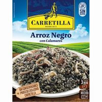 Arroz negro con calamares CARRETILLA, bandeja 300 g Arroz negro con calamares CARRETILLA, bandeja 300 g