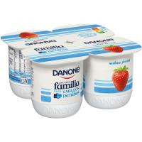 Yogur sabor a fresa DANONE, pack 4x120 g Yogur sabor a fresa DANONE, pack 4x120 g