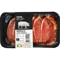 Lomo de cerdo ibérico adobado EROSKI, bandeja aprox. 350 g Lomo de cerdo ibérico adobado EROSKI, bandeja aprox. 350 g