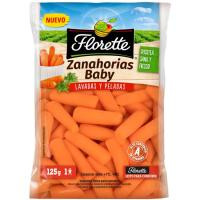 Zanahoria baby FLORETTE, bolsa 125 g Zanahoria baby FLORETTE, bolsa 125 g