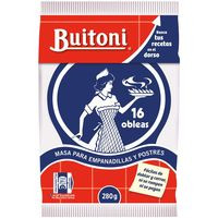 Oblea para empanadilla BUITONI, paquete 280 g Oblea para empanadilla BUITONI, paquete 280 g