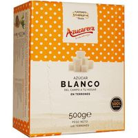 Terrones de azúcar blanquilla sin envase AZUCARERA, caja 500 g