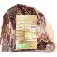 Jamón cebo campo 50% raza ibérica EROSKI, al corte compra mínima 100 g Jamón cebo campo 50% raza ibérica EROSKI, al corte compra mínima 100 g