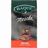 Café molido mezcla 50/50 BAQUÉ, paquete 250 g