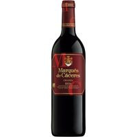 Vino Tinto Crianza Rioja MARQUÉS DE CÁCERES, botella 75 cl Vino Tinto Crianza Rioja MARQUÉS DE CÁCERES, botella 75 cl