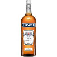 Aperitivo anisado RICARD, botella 1 litro