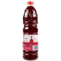 Vinagre rojo EROSKI basic, botella 1 litro
