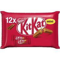 Barrita de chocolate con leche mini KIT KAT, pack 12x16,6 g