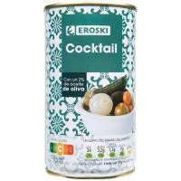 Cocktail en aceite de oliva EROSKI, lata 150 g Cocktail en aceite de oliva EROSKI, lata 150 g