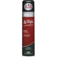 Espuma de afeitar Classic LA TOJA, spray 300 ml Espuma de afeitar Classic LA TOJA, spray 300 ml