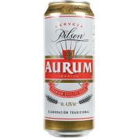 Cerveza AURUM, lata 50 cl Cerveza AURUM, lata 50 cl