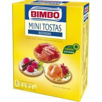 Mini tostas redondas ORTIZ, caja 100 g Mini tostas redondas ORTIZ, caja 100 g
