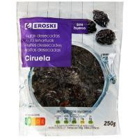 Ciruela pasa sin hueso EROSKI, bolsa 250 g Ciruela pasa sin hueso EROSKI, bolsa 250 g